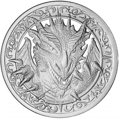 Dragon Silver 2 Ounce The Destiny Series  Rounds Single  North American Mint reverse