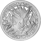 Destiny Knight and the Dragon 2 oz Silver Round - Pre-Owned