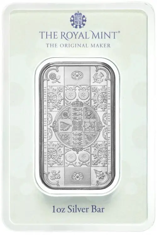 The Gothic Crown 1 oz Silver Bar - In Sleeve reverse