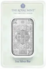 The Gothic Crown 1 oz Silver Bar - In Sleeve