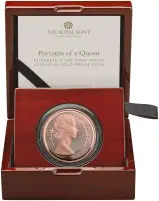 2026 Gold Proof 'Portraits of Queen Elizabeth II' £5 Coin - First Effigy