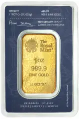 Una and the Lion 1 oz Gold Minted Bar - Edition I obverse