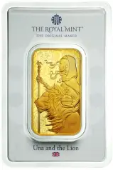 Una and the Lion 1 oz Gold Minted Bar - Edition I