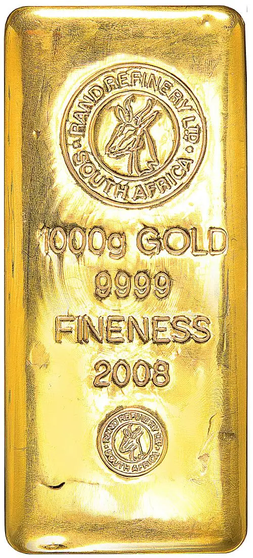 Rand Refinery 1kg Gold Bar - Pre-Owned reverse