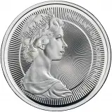 2026 Silver Proof 'Portraits of Queen Elizabeth II' £5 Coin - Second Effigy reverse TRM image