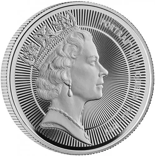 2026 Silver Proof 'Portraits of Queen Elizabeth II' £5 Coin - Third Effigy reverse trm 1