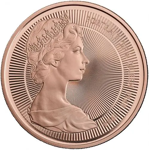 2026 Gold Proof 'Portraits of Queen Elizabeth II' £5 Coin - Second Effigy reverse trm image