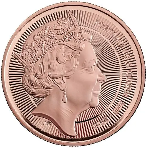 2026 Gold Proof 'Portraits of Queen Elizabeth II' £5 Coin - Fifth Effigy reverse