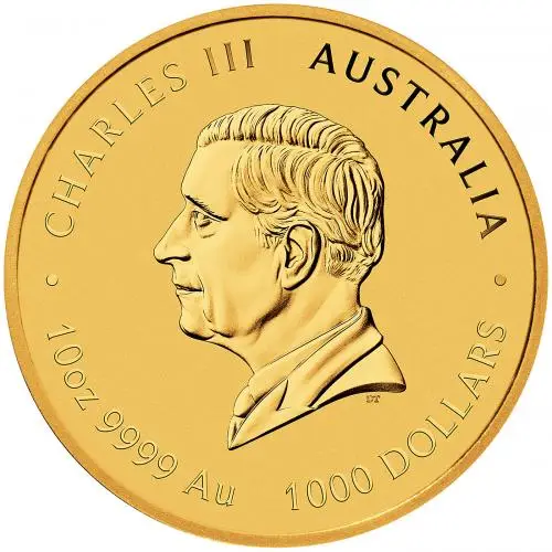 2026 Australian Year of the Horse 10 oz Gold Bullion Coin obverse tpm