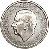 2025 Platinum Britannia 1 oz Bullion Coin Pre-Owned obverse
