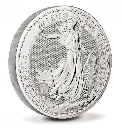 Best Value Silver Britannia 1kg Coin Pre-Owned dates may vary