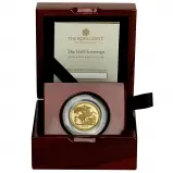 2026 Gold Proof Half Sovereign Coin reverse display 1