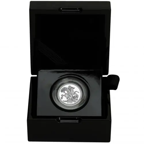 2026 Silver Proof Sovereign Coin reverse display