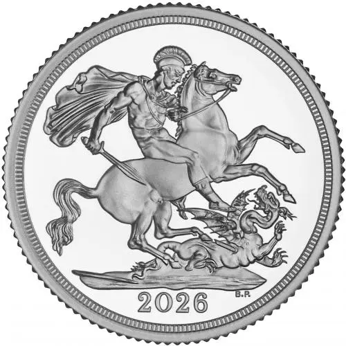 2026 Silver Proof Sovereign Coin reverse