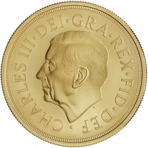 2026 Gold BU Quintuple Sovereign Coin obverse