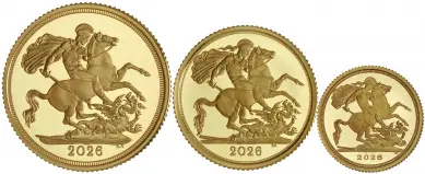 2026 Gold Proof Sovereign 3-Coin Set