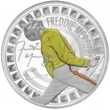 2025 Freddie Mercury 'Music Legends' 1 oz Silver Proof Coin reverse