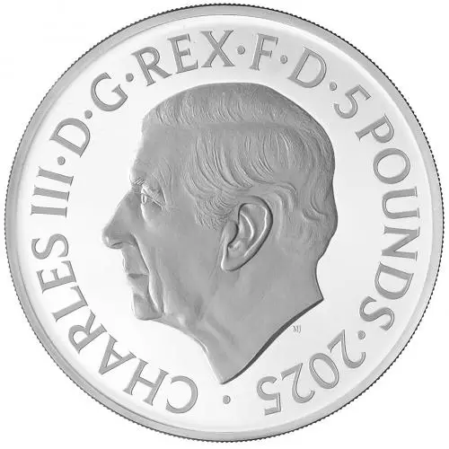 2025 Freddie Mercury 'Music Legends' 2 oz Silver Proof Coin obverse