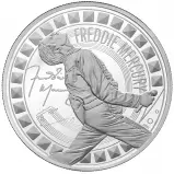 2025 Freddie Mercury 'Music Legends' 2 oz Silver Proof Coin reverse