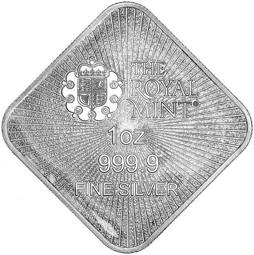 Britannia and Liberty 1 oz Silver Bullion Bar obverse
