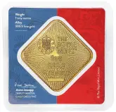 Britannia and Liberty 1 oz Gold Bullion Bar obverse