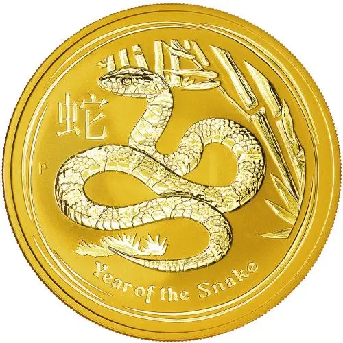 2013 Australian Year of the Snake 10 oz Gold Bullion Coin - Pre-Owned reverse