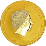 2013 Australian Year of the Snake 10 oz Gold Bullion Coin - Pre-Owned obverse