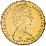 1980 Gold Koala Australian Dollar $200 Coin Australia obverse