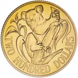 1980 Gold Koala Australian Dollar $200 Coin