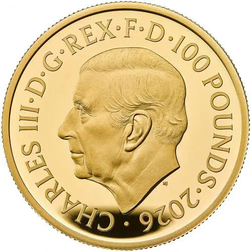 2026 The Angel Gold Proof 1oz Coin Obverse TRM imagery