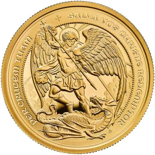 2026 The Angel Gold Proof 1oz Coin Reverse TRM imagery