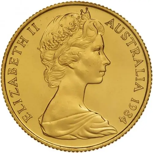 1984 Gold Koala Australian Dollar $200 Coin Australia Obverse