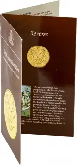 1984 Gold Koala Australian Dollar $200 Coin Australia In Presentation Card