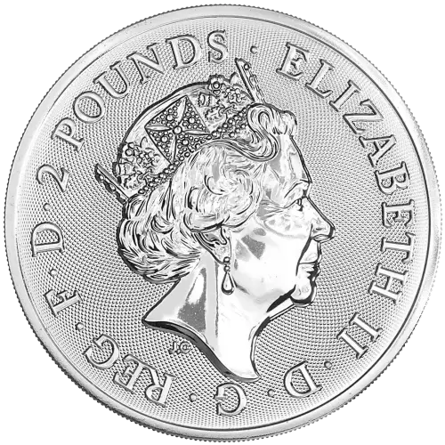 2022 The Rolling Stones 1 oz Silver Bullion Coin Obverse