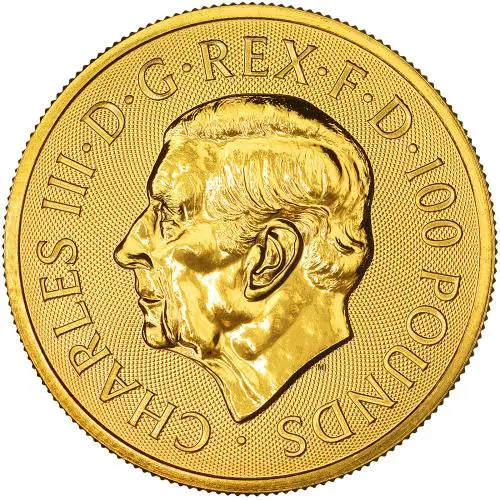 2026 The Lion and Eagle 1oz Gold Bullion Coin obverse