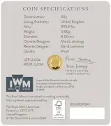 D-Day 2024 '80th Anniversary' 1/40 oz Gold Proof Coin obverse