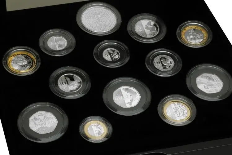 2026 UK Silver Proof Annual 13-Coin Set reverse designs