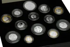 2026 UK Silver Proof Annual 13-Coin Set reverse designs