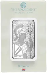 Platinum Britannia 100g Bullion Bar - Pre-Owned