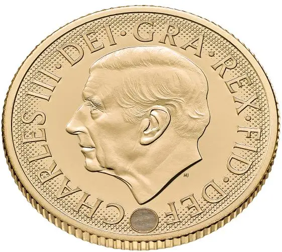 2027 Sovereign Gold Bullion Coin Obverse Edge
