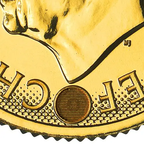 2027 Sovereign Gold Bullion Coin obverse security chards image