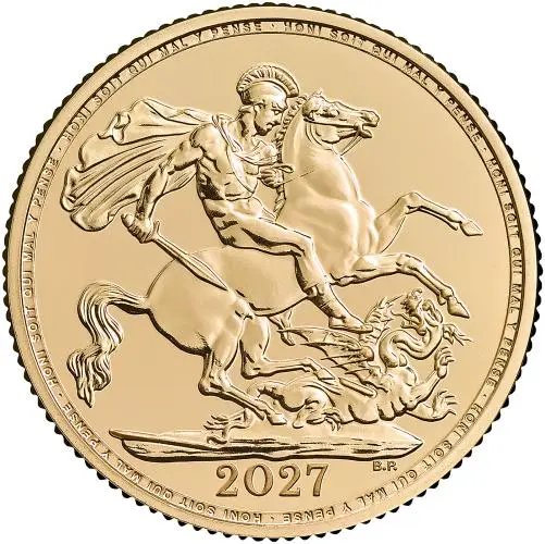 2027 Sovereign Gold Bullion Coin Reverse