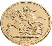 2027 Sovereign Gold Bullion Coin Edge