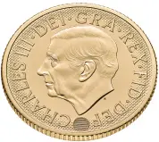 2027 Sovereign Gold Bullion Coin Obverse Edge