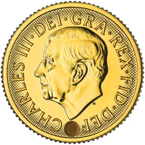 2027 Half Sovereign Gold Bullion Coin obverse chards image 2