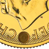 2027 Half Sovereign Gold Bullion Coin obverse security feature chards image