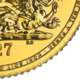 2027 Half Sovereign Gold Bullion Coin reverse security feature chards image