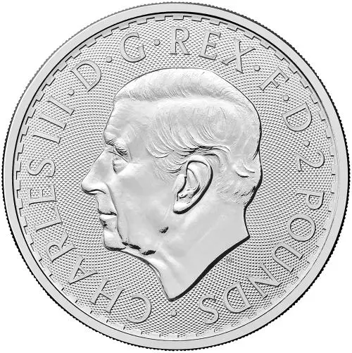 2027 Britannia 1 oz Silver Bullion Coin obverse TRM image