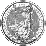 2027 Britannia 1 oz Silver Bullion Coin