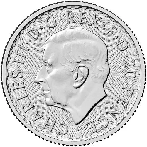 2027 Britannia 0.1 oz Silver Bullion Coin obverse TRM image